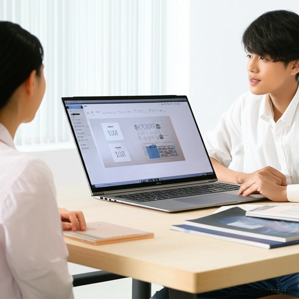 대학생이 LG그램 프로 360으로 멀티태스킹하는 모습